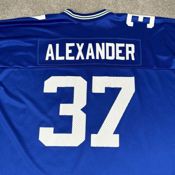 Puma Shaun Alexander #37 Seattle Seahawks Vintage Football Jersey Men 2XL Retro - Picture 8 of 9